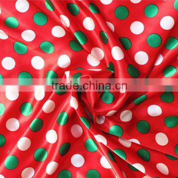 Wholesale satin print fabric, floral fabric from china supplier in stock