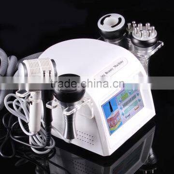 2016 hot sale 8in1 Vacuum Cavitation Tripolar Sextupolar Bipolar Rf Cold Bio Photon Slim
