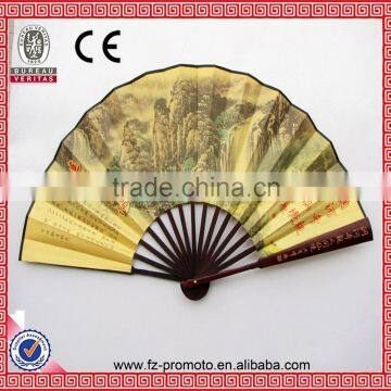 High Quality Bamboo Cloth Manual Hand Fan for Sale