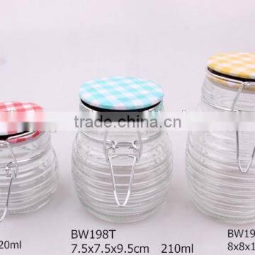2015 new glass jar used to storage food