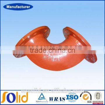 Ductile Iron 90 Degrees Double Flanged Bend