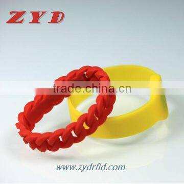 RFID NFC Customize Basketball Silicone Wristbands for Adult photo-3