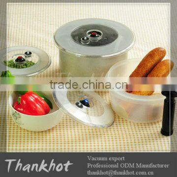 High quality vacuum food container lid keep food fresh for business promotion from THANKHOT