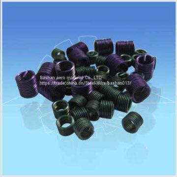 High precision M5x0.8 screw thread coils for plastic M