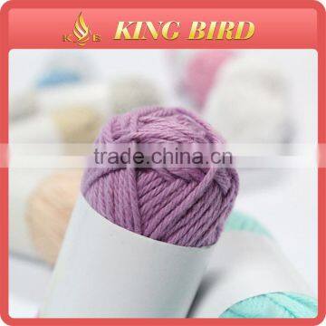 13.5NM/4 PLY 10 Grams 100% BULK mercerized cotton yarn