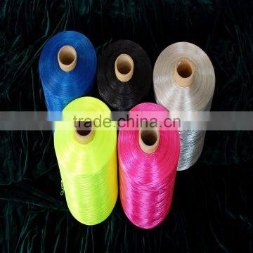 High tenacity colorful 840D nylon 6 glove jute knitting yarn machines