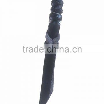 Horse Lead Rope Equestrian Product With Leather Knots photo-5