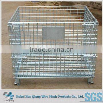 Metal Roll Pallet Container Warehouse Storage Cart photo-3