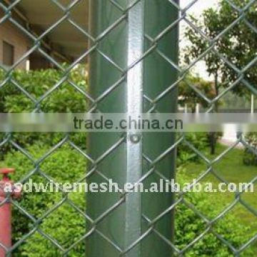 Diamond wire mesh fence roll