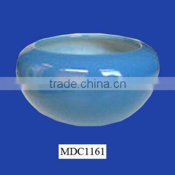 Pottery Blue Coffin Urn