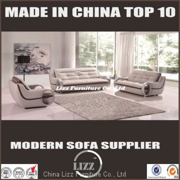 Modern Living Room Sofa Furniture With Pure Leather(LZ-328)