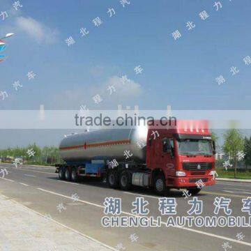 3 axles aluminum/alloy lpg tanker truck trailer