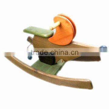 Chinese Manufacture Baby Rocking Wooden Horse Kids Mantis Balance Toy photo-4
