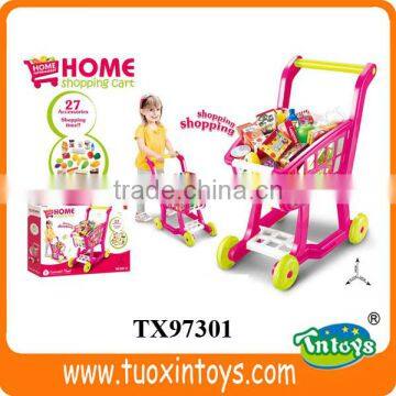 Kids Supermarket Shopping Toy Car Shopping Trolley, Shopping Cart Toy photo-2