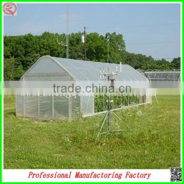 Economic and eco-friendly single-span solar greenhouse for plant growing with arched type