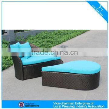 Outdoor Furniture Rattan Plastic Sun Lounger CF1207C+CT photo-2