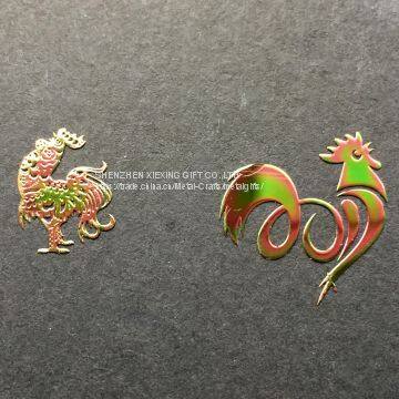 Custom Waterproof New Design Chromatic Metal Nickel Sticker photo-4