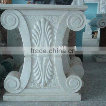 New Style Onyx Carving Stone Marble Table Base photo-2