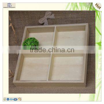 Variety Design Square Rectangle Large Wood Bread Serving Tray photo-2