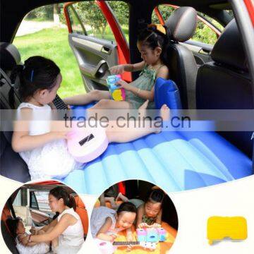Factory Direct EN71 PVC High Quality Travel Car Bed, Inflatable Air Car Mattess, Portable Folding Car Inflatable Mattress