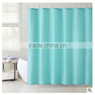 solid color polyester shower curtain