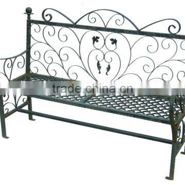 Wrought Iron Outdoor Bench Street Furniture Bench