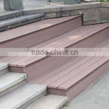 145*23 Anti-slip WPC Grooved Decking for Garden photo-5