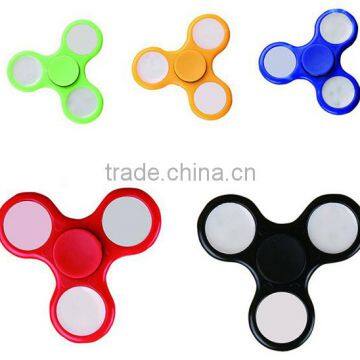OEM Factory Wholesale 2017 Hot Sell LED Fidget Spinner Tri Fidget Hand Spinner photo-4