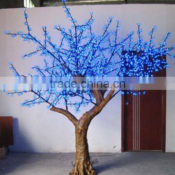 blue cheap artificial blossom tree/indoor decor led trees for christmas