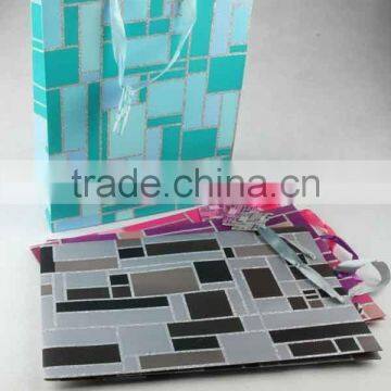 Foldable Gift Bag With Irregular Squares/ Shopping Bag photo-2