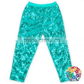 Sequin Black Long Pants Wholesale Kids Girls Long Pants Baby Harem Pants photo-2