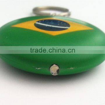 Customized Promotional Gift Flashing LED Keychain, Key Ring With Light photo-5