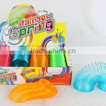 hot sale classic rainbow spring educational toys for kids/promotional gift raibow circle