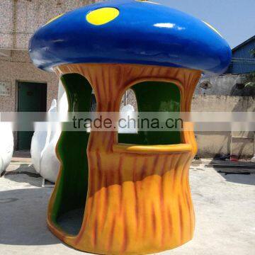 FRP giant mushroom statue sculpture