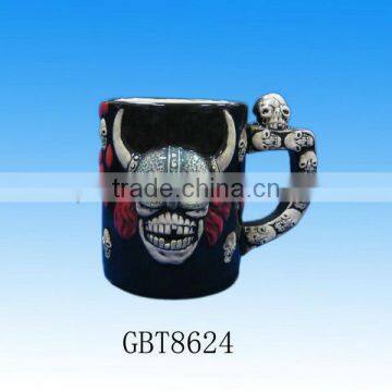 decorative halloween ceramic coffee mug