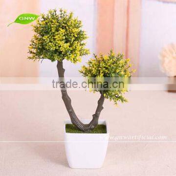 GNW GP012 Artificial small potted plants Plastic Ornamental Grass for Garden Decking