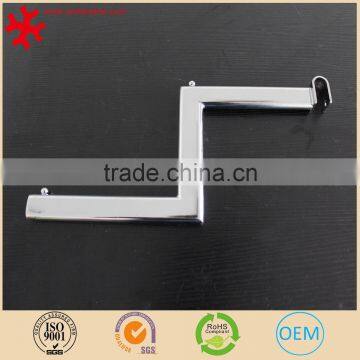 Faceout Clothes Stepped Hanger Display Arm for Retail Store Fixtures Chromed Finish Oval Tube photo-2