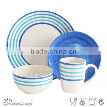 Handpainting Green 20pcs Dinnerware Set photo-4