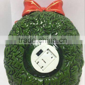 Pottery Xmas Decoration With LED photo-2