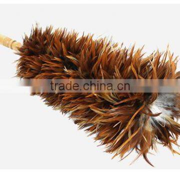 wood handle cock feather duster