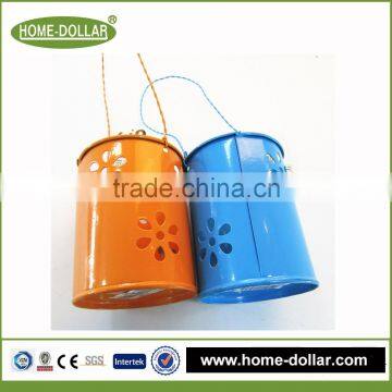 New Product High Quality Decoration European Handmade Lantern Tealight Wire Holder Metal Hanging Candle in the Dark photo-3