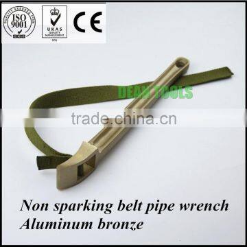 ANTI SPARK, aluminum bronze safety tools ,belt wrench strap pipe spanner