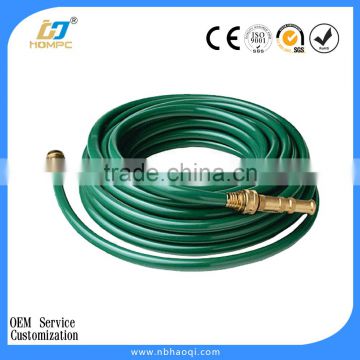 PVC watering spring garden hose with nozzle