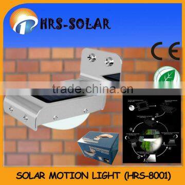 Solar motion light in garden/solar power sensor light HRS-8001A-02