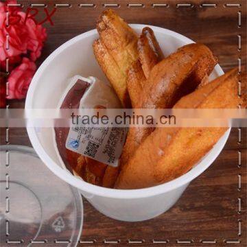 Large 1750ml Manufacture Disposable White Round Plastic Bowls photo-2