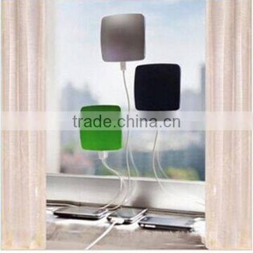 1800mAh Square Shape Solar Power Bank With Adsorption Function