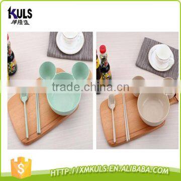 Hot Sale Mickey Mouse Plastic Plates Dishes for Children Christmas Birthday Gift photo-2