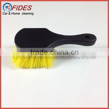 stiff pp bristle wheel cleaning hand held tire brush