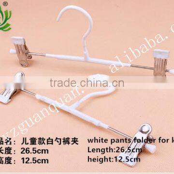 Open Ended Metal Mens Pants Hanger With 2 Clips photo-4