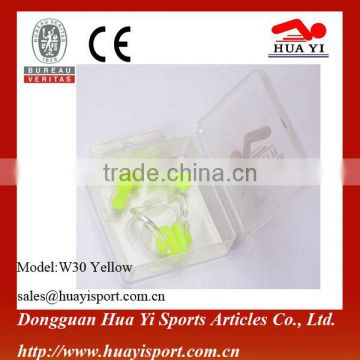 Earplugs and nose clip quality and with custom logo printing package swimming accessories